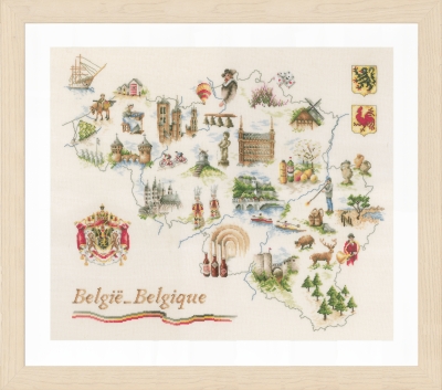 Map of Belgium